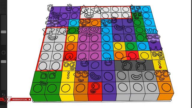 Numberblocks Puzzle Pop it Square Custom Set As a Fanmade Character | Numberblocks Fanmade смотреть онлайн