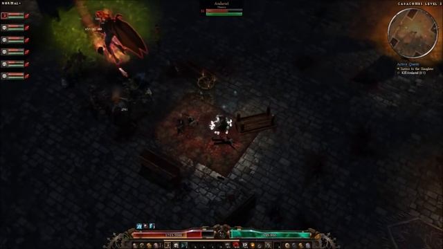 Diablo 2 In Grim Dawn! Reign of Terror Mod - Act 1 Part 16: Andariel boss fight смотреть онлайн
