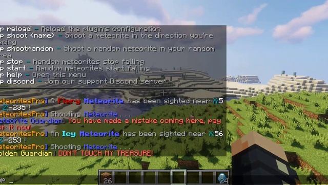 Minecraft Plugin Display: Meteorites Pro смотреть онлайн