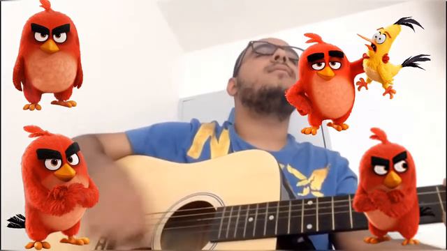 Demi Lovato I will survive from the angry birds movie guitar cover acoustic смотреть онлайн