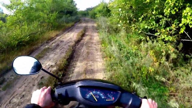 ОФФРОАД НА СКУТЕРЕ/НОВАЯ ВИЛКА НА ДИО/БЕЗДОРОЖЬЕ НА СКУТЕРЕ смотреть онлайн