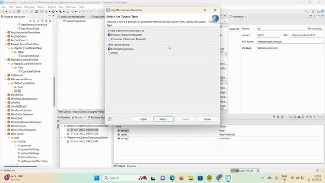 Webservices Demo | Soap-Ui testing |Web-service Descriptor | Webmethods 10.x смотреть онлайн