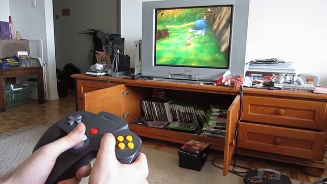 Wireless N64 Controller with GC stick смотреть онлайн