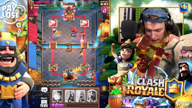 SUPERCELL MA ZASE NASRAL + 14 winov nech skapem | Clash Royale смотреть онлайн
