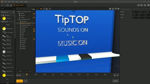 Tiptop - Tutorial Complete game creation Buildbox 3D - P21 смотреть онлайн