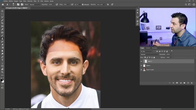 Cómo Colocar CABELLO A Una Persona En Photoshop