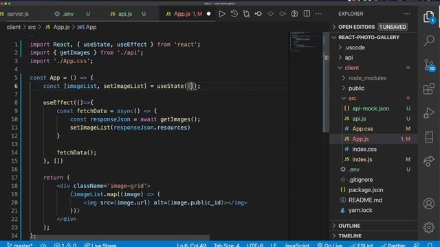 React Photo Gallery App Tutorial from Scratch | Use React, Node to upload, view and search images смотреть онлайн