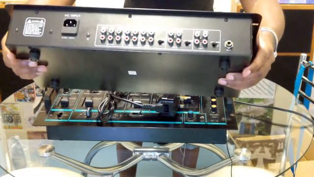 UNBOXING PRO DJ MIXER DECK 7 BAND EQ FX 4 CHANNEL XLR MIC INPUT смотреть онлайн