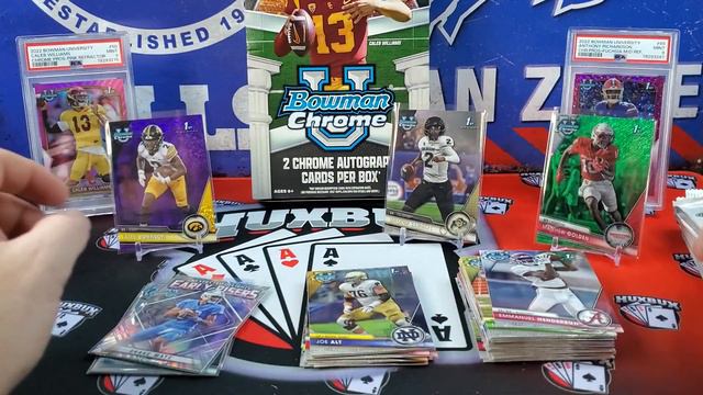 SHOCKING BOX...NOT IN A GOOD WAY... || 2023-24 Topps Bowman University Chrome Hobby Box Review смотреть онлайн