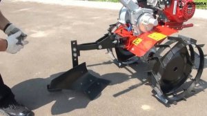 Работа Мотоблока МКМ 3 Lander Пахарь с плугом