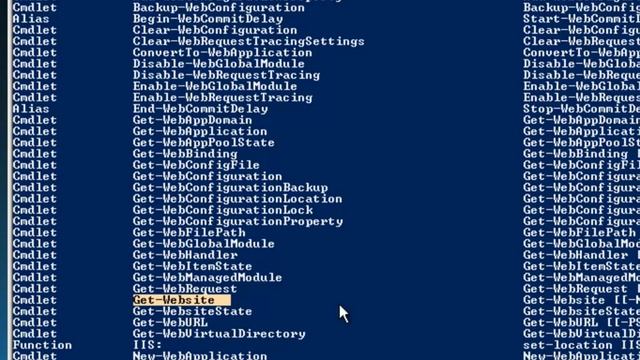Инструментарий Windows PowerShell 2.0 для управления IIS 7.5 смотреть онлайн