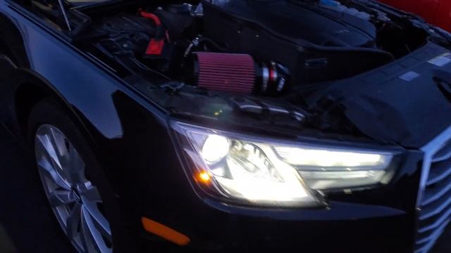 New intake/filter installed on my buddy's 2017 Audi A4...MUCH more TURBO & BOV/Wastegate NOISE смотреть онлайн
