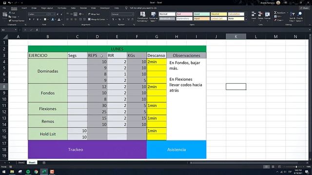 ?EXCEL para TU ENTRENAMIENTO: Principios [1] смотреть онлайн