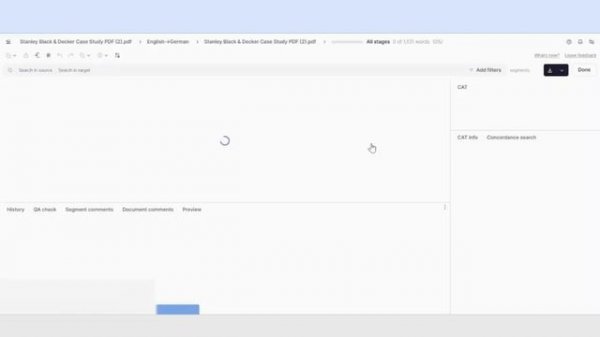How to translate a PDF file with Smartcat AI translation