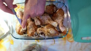 Куриные голени с гречкой в духовке- это просто,но вкусно