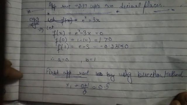 find root of e^x-3x=0 by using bisection method смотреть онлайн