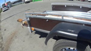 Прицеп Универсал и Нива 2020! Тестируем, везем профлист, трубы, доски 6м.