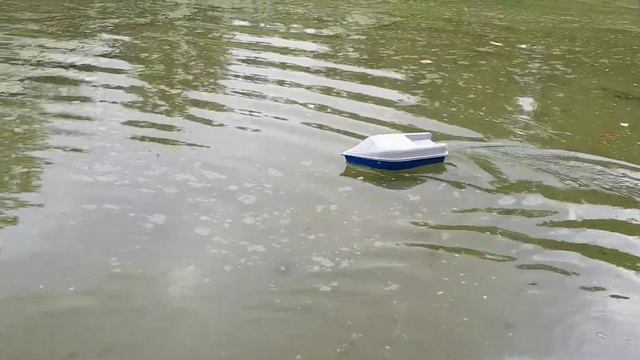 Rc boat . Катер для рыбалки своими руками ,первый опот. смотреть онлайн
