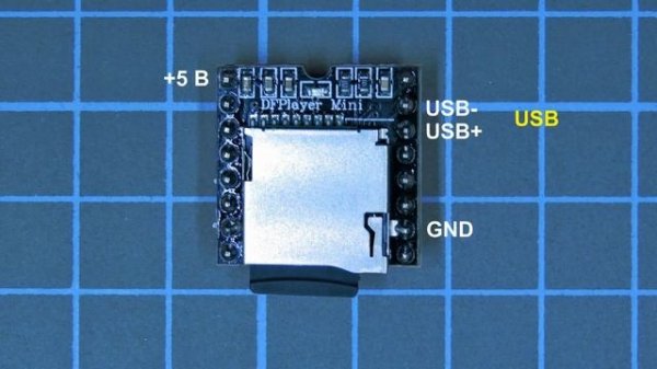 DFPlayer Mini - MP3 модуль с портом UART