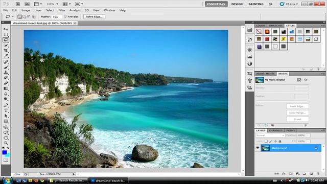 Adobe Photoshop CS5: Content Aware Fill: Remove Unwanted Objects From Photos смотреть онлайн