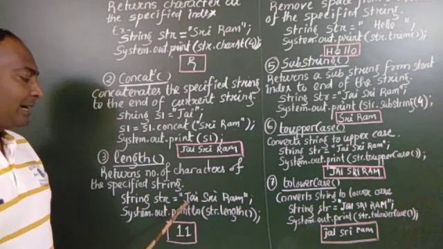 String Methods in Java @itclasseschseashishkumar9031 смотреть онлайн