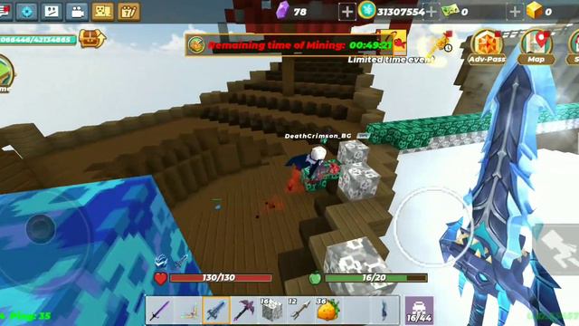 I Purchased Ice Dragon Sword + Selling It 😍 In Skyblock [Blockman Go]
