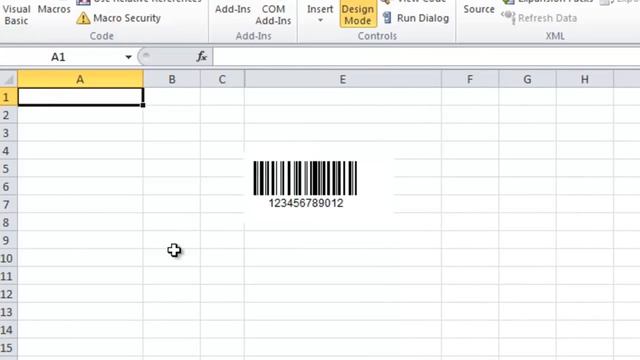 How to Create Barcodes in Microsoft Excel 2010 using the Barcode ActiveX Control смотреть онлайн