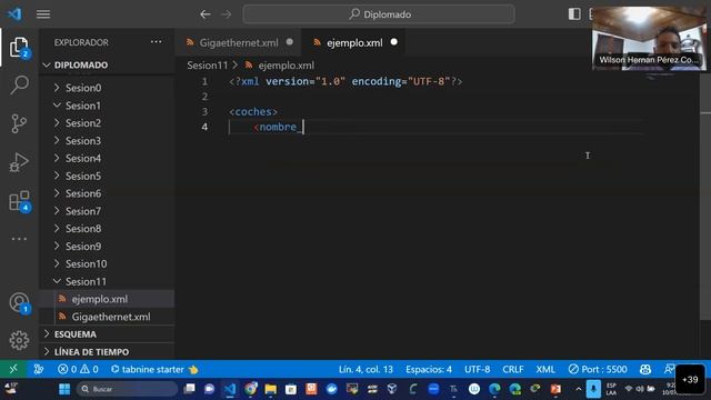 Sesión 14: Formatos xml y JSON, ejemplos en python y visual Studio Code смотреть онлайн