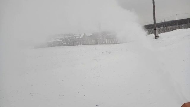 Снегоуборщик Картон уборка снега . смотреть онлайн
