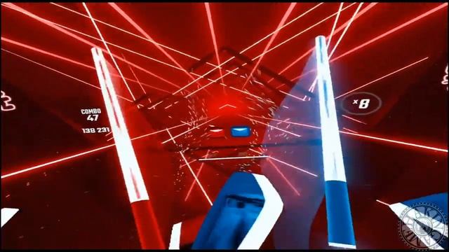 Overkill RIOT. Beat Saber (Meta Quest2 VR)