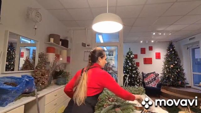 #будни_флориста новогоднее оформление смотреть онлайн