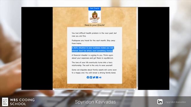 Spyridon Kavvadas: Coffee Fortune Teller - Final Project of Web & App Development Bootcamp смотреть онлайн