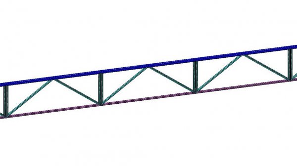 Расчет стропильной фермы в Лира-Сапр