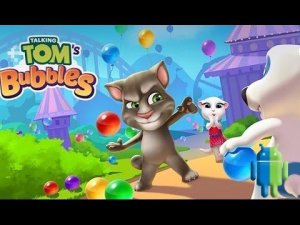 Говорящий Том: бабл-шутер (Talking Tom Bubble Shooter) на Android/iOS GamePlay