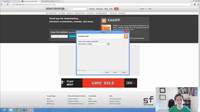 Installing XAMPP on Windows 8 смотреть онлайн