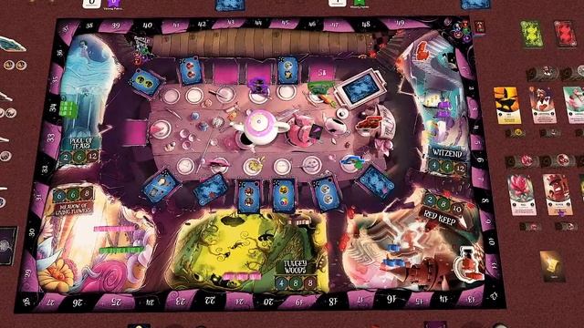 Разбор правил настольной игры Wonderland's war + 1 раунд смотреть онлайн