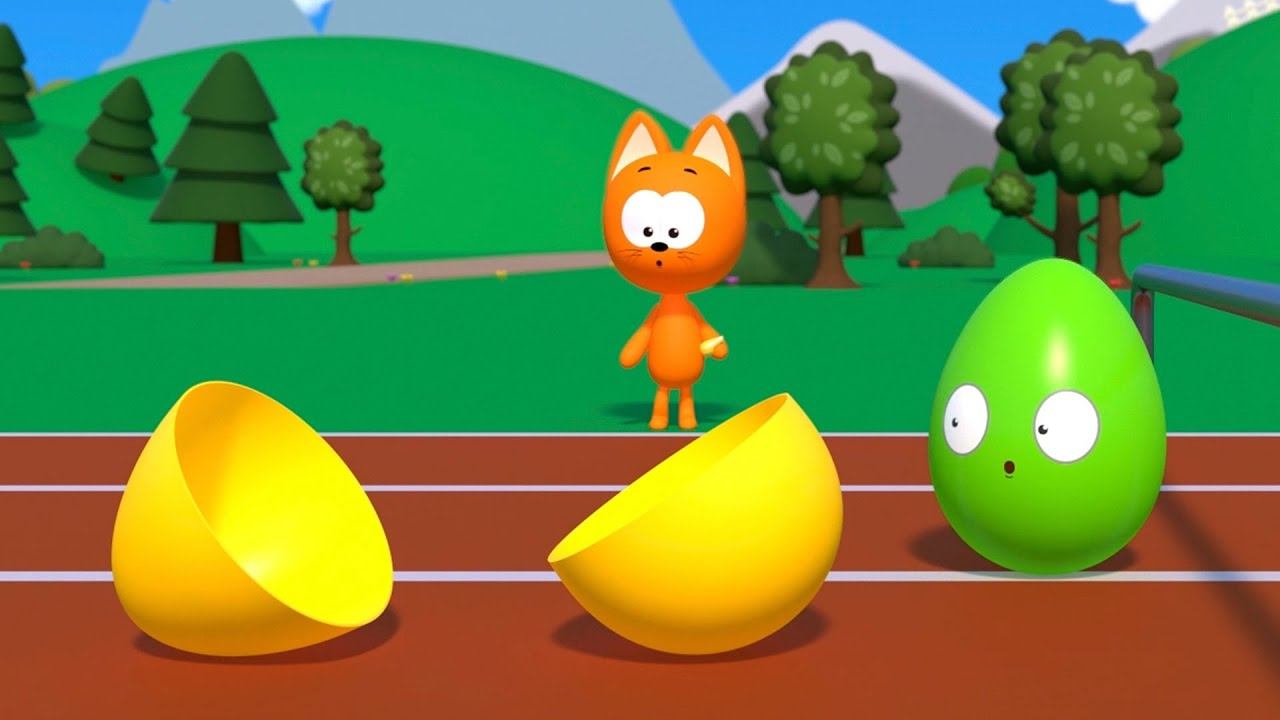 Котенок Котэ Яйца и Пиньята - Большой сборник Котэ Геймз без остановок смотреть онлайн