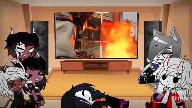 Helluva Boss + Special guest react to PayDay 2: Clowns robbing banks with spoons by:therussianbadge смотреть онлайн