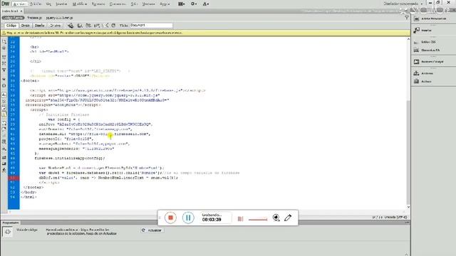 Agregar Key Firebase a Html смотреть онлайн