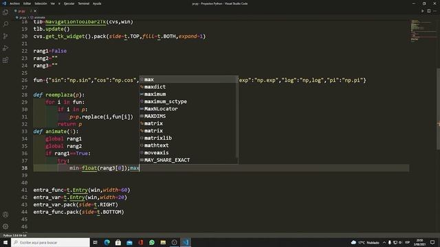CREANDO UN GRAFICADOR DE FUNCIONES CON TKINTER /PYTHON смотреть онлайн