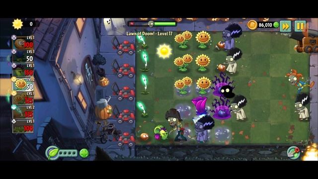 LAWN OF DOOM | LEVEL 17 | PLANTS VS. ZOMBIES 2 | L.A GAMER TV смотреть онлайн
