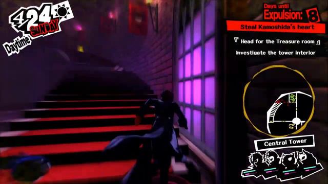 Persona 5 прохождение часть 10 - исследование замка Камошиды смотреть онлайн