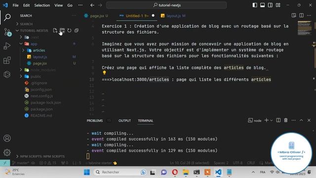 Tutoriel Next JS | #1 | Introduction a la navigation basé sur la structure des dossiers смотреть онлайн