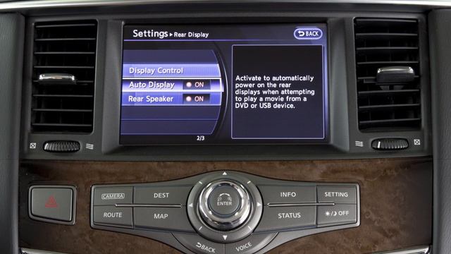 2017 INFINITI QX80 - Dual Head Restraint/Headrest DVD System (if so equipped) смотреть онлайн