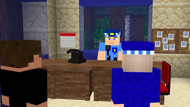 BUSE POLİS KEREM KOMİSER'E AŞIK OLDU 🥰 Minecraft Zengin Fakir Hayatı смотреть онлайн