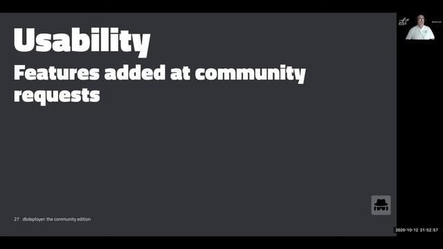 DBdeployer, the Community Edition - Giuseppe Maxia - Percona Live ONLINE 2020 смотреть онлайн