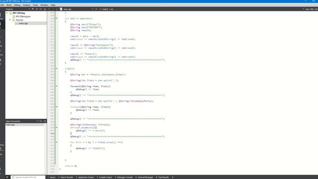 C++ Qt 15 - QString(5) смотреть онлайн