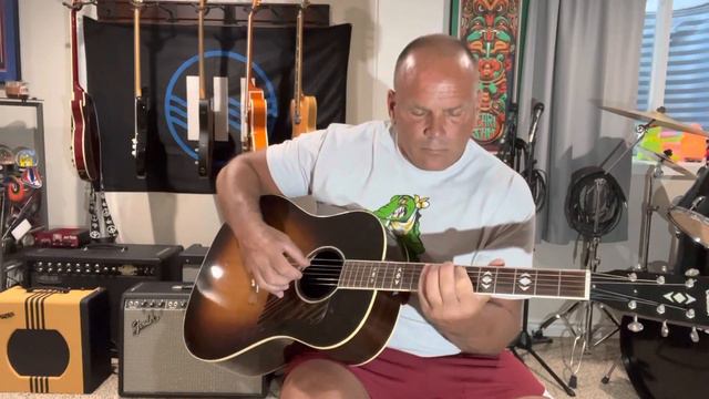 Pearl Jam Given to fly acoustic guitar cover смотреть онлайн
