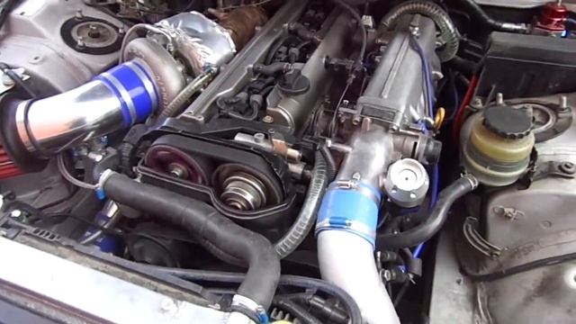 Toyota Aristo 2jzgte gt3582r, мкпп, autronic sm4, r500, drift car, first run, idling смотреть онлайн