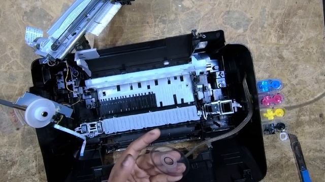 Canon MG2570s Round Encoder Disk Replacement | White line issue Resolved смотреть онлайн